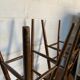 Set of 4 1950s bar top stools