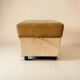Vintage pouffe / footstool with storage space