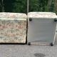 2 modular vintage bench armchairs with floral pattern – Cottage Style