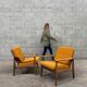 Saffron armchair pair