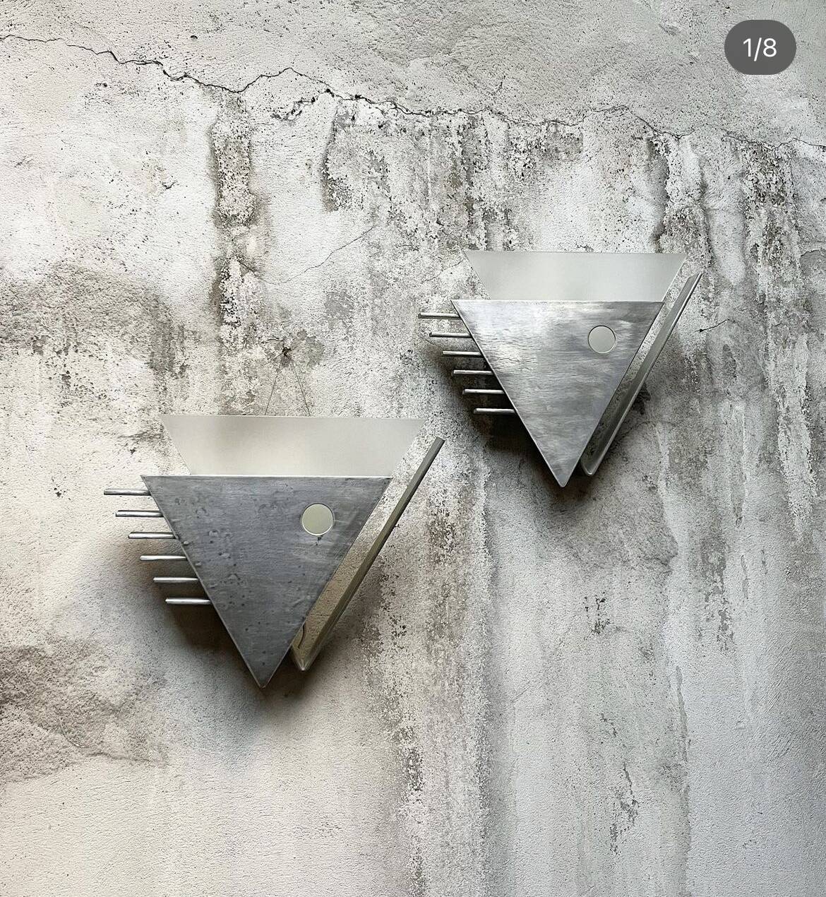 Paire d’appliquées modernistes 1940