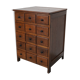 Dutch Oak Apothecary / Barber Cabinet, Early 20th Century