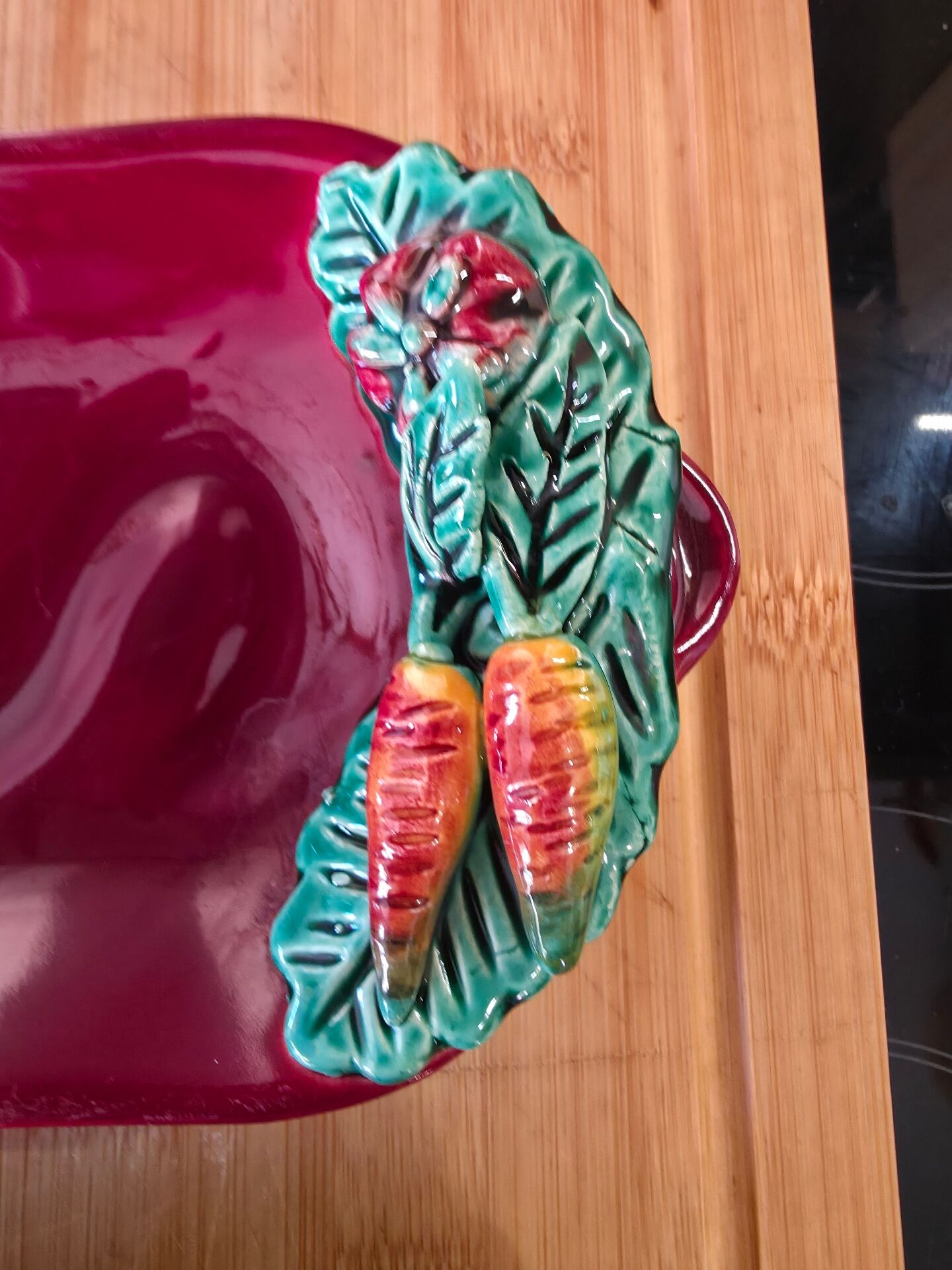 Duo Plateau en Barbotine – Trompe-l’Œil Vintage vallauris
