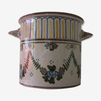 Old ceramic pot cover