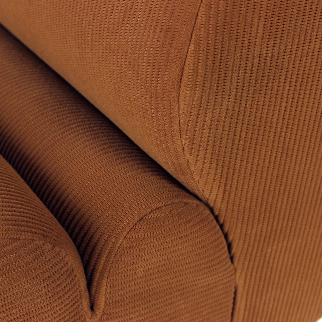 Armchair in brown fabric, czechoslovakia 1970s