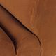 Armchair in brown fabric, czechoslovakia 1970s
