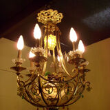 Bronze chandelier