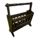 Vintage wooden magazine rack, Denmark