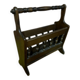 Vintage wooden magazine rack, Denmark