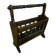 Vintage wooden magazine rack, Denmark