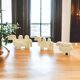 Family of 3 travertine camels by Fratelli Mannelli