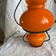 Pendant chandelier, vintage, opaline, Orange, 1970s