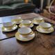 Tasses et soucoupes jaunes – années 50–60
Tasses et soucoupes jaunes –
