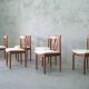 Mid-century teak dining chairs from Vamdrup stolfabrik, 1960s, set of 6
