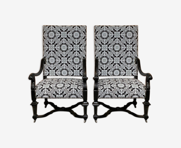 Deux fauteuils Napoléon III