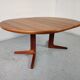 Dining room table with teak extension from Glostrup, Denmark 60s/70s