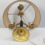 Lampe en laiton doré, style empire - début XXe