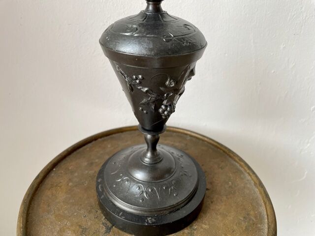 Cast iron candle holder Napoleon III