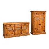 Classic pine / Meidenkast also known as a Vertiko / sideboard