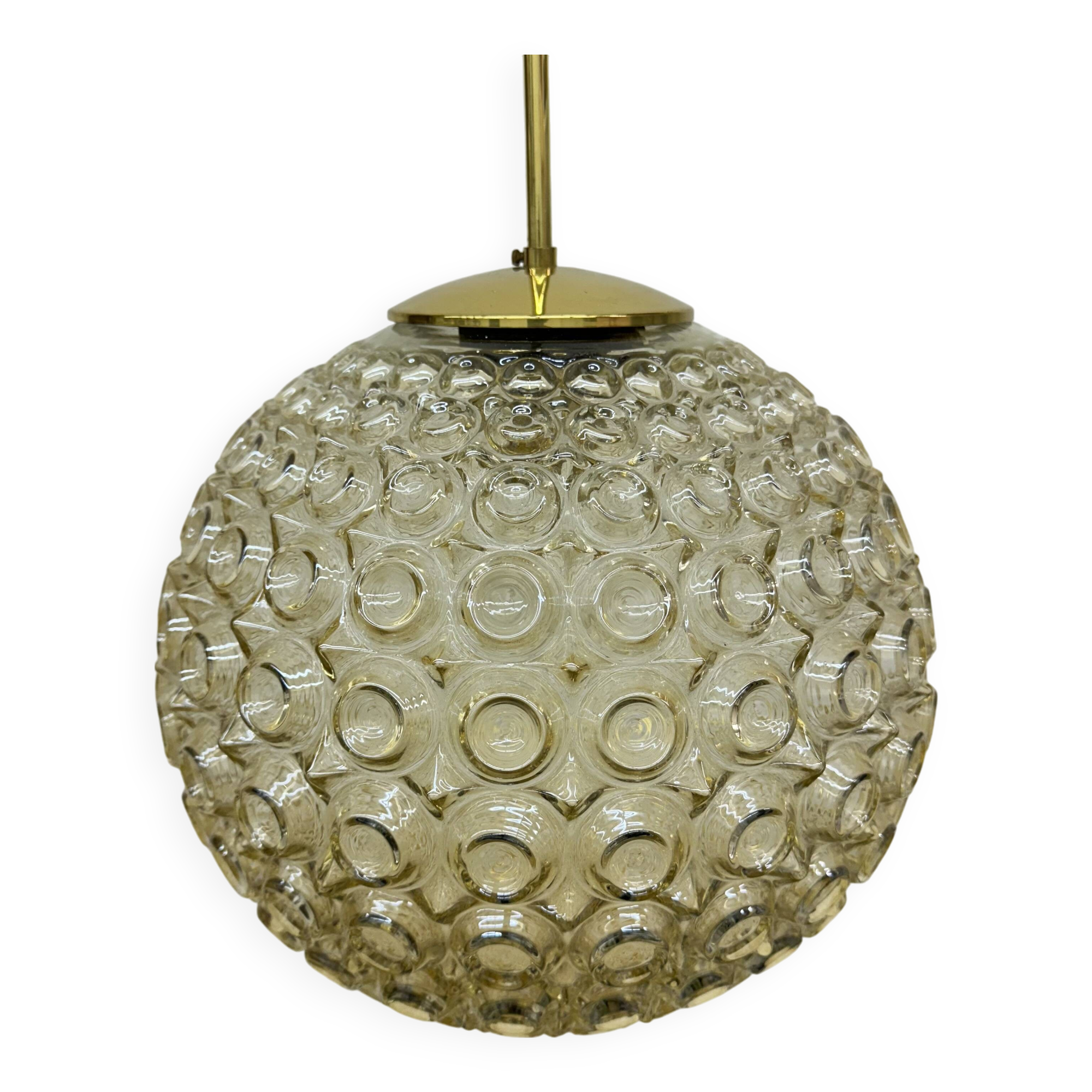 Limburg Glashütte bubble glass pendant light , 1970’s