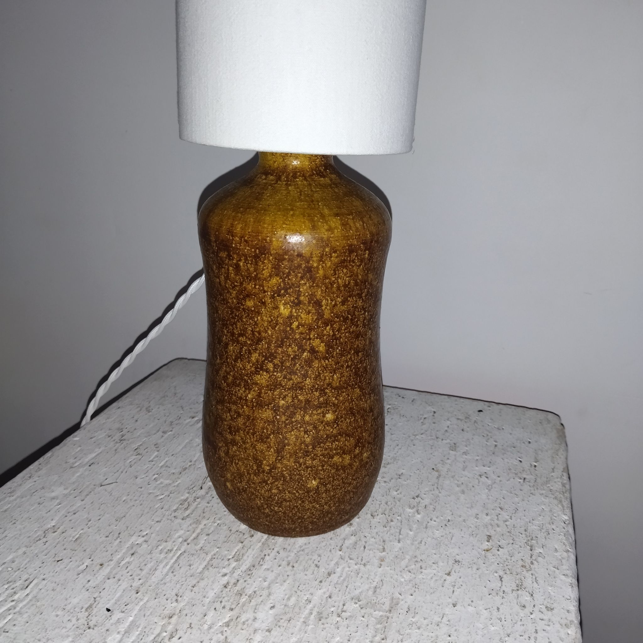 Ceramic lamp 1950 Accolay 50's