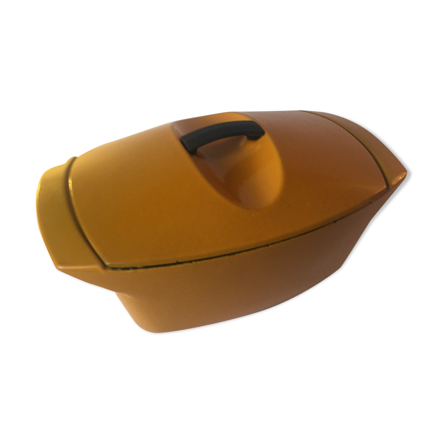 Cocotte orange Le Creuset "La Coquelle" by Raymond Loewy