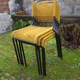 Set of 4 chairs scoubidou
