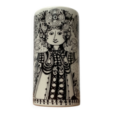 Danish Flora vase from the mid-century by Bjørn Wiinblad for Nymölle Denmark, 1960s.