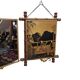 Miroir triptyque ancien de style japonais