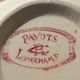 Ravier in earthenware of Longchamp model poppy red diam 14,5 cm late XIX th