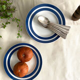 Series of 6 dessert plates