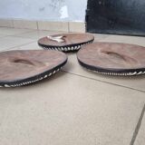 Set of 3 bamileke african shields