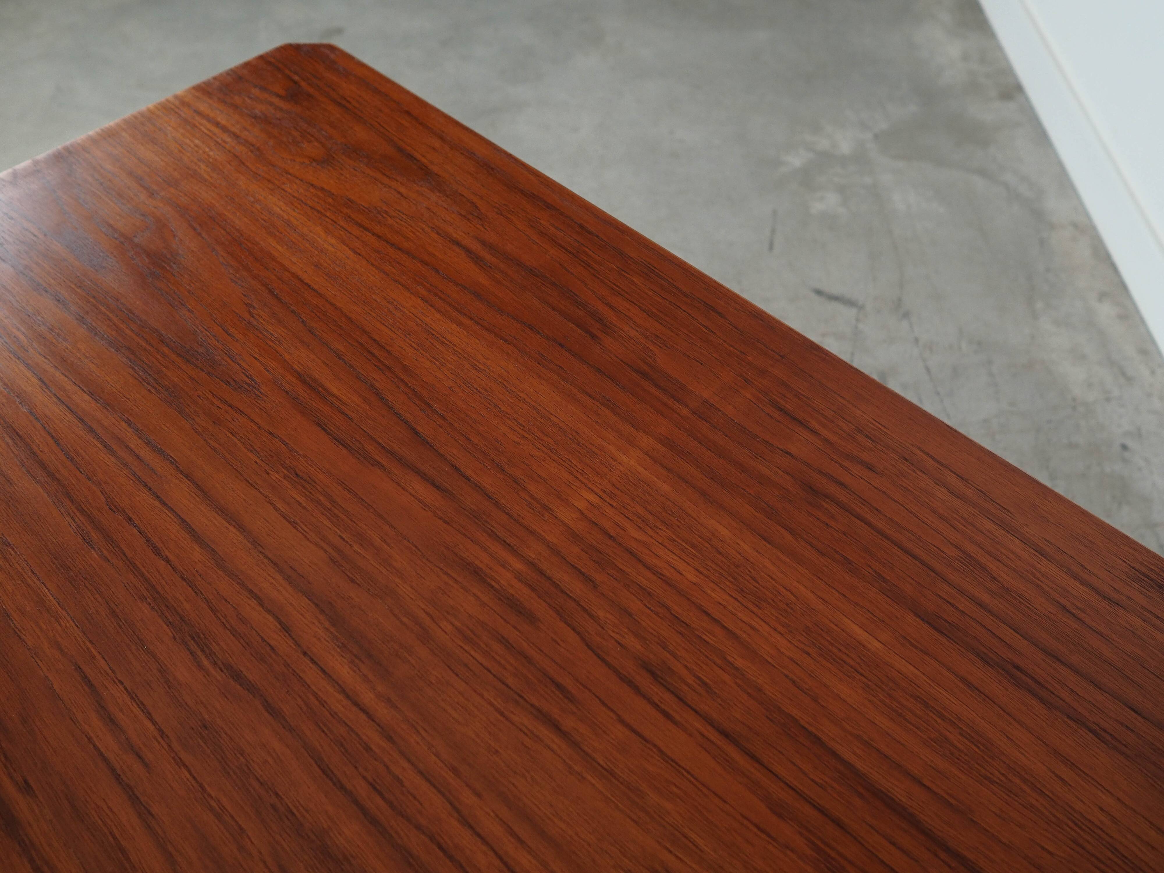 Folding teak table, Danish design, 1970s, made in Denmark