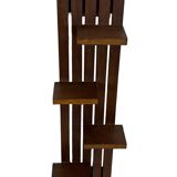 étagère murale vintage support à plantes, décoration bois de chêne