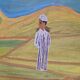 Saïd Aït Youssef (1920-1986) - Gouache sur papier - Personnages en campagne