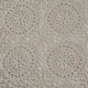Vintage beige crochet bedspread