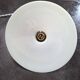 Old hanging lamp in white opaline Art Deco 1930 Ø 26 cm