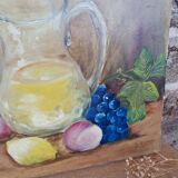 Still life painting canvas