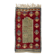 One-of-a-Kind Vintage Hand-Knotted Turkish Tulu Prayer Rug with Niche Design, 100% Wool