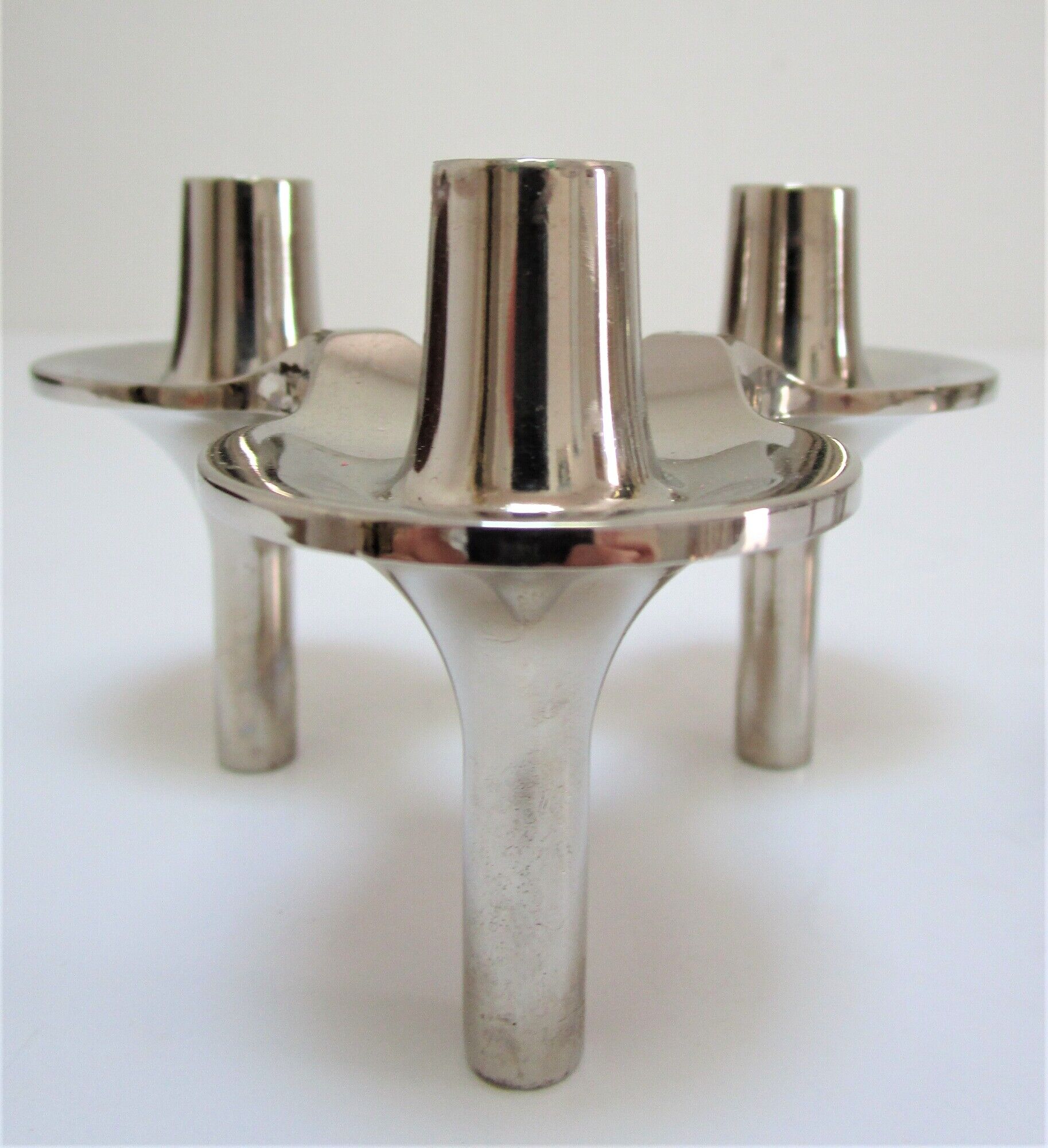 Pair of orion candle holders by fritz nagel and caesar stoffi