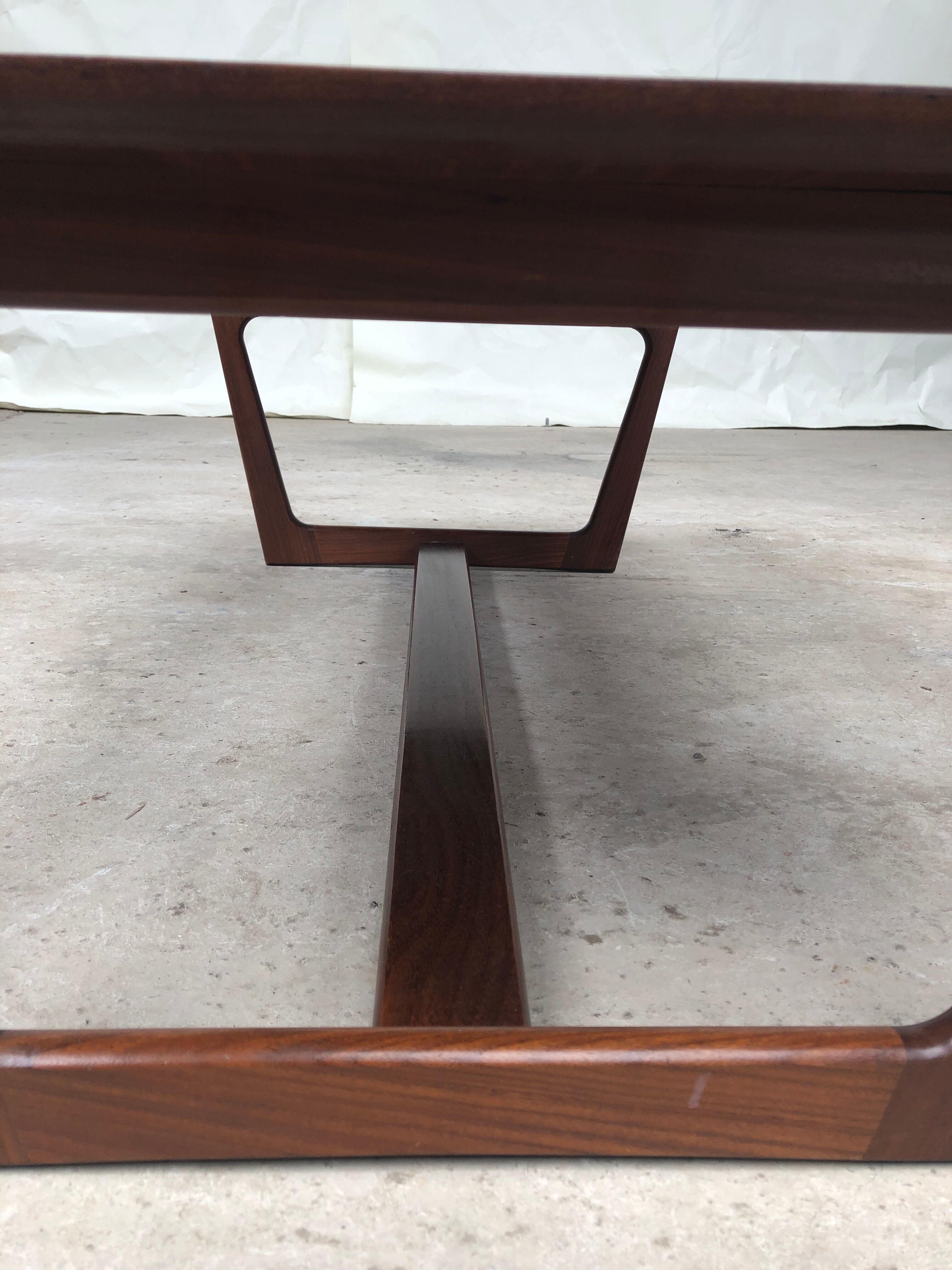 Vintage mid century  teak coffee table