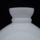 French Vintage White Opaque Glass Lantern Style Replacement Shade 0186