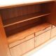 Large vintage teak highboard made in the 60s