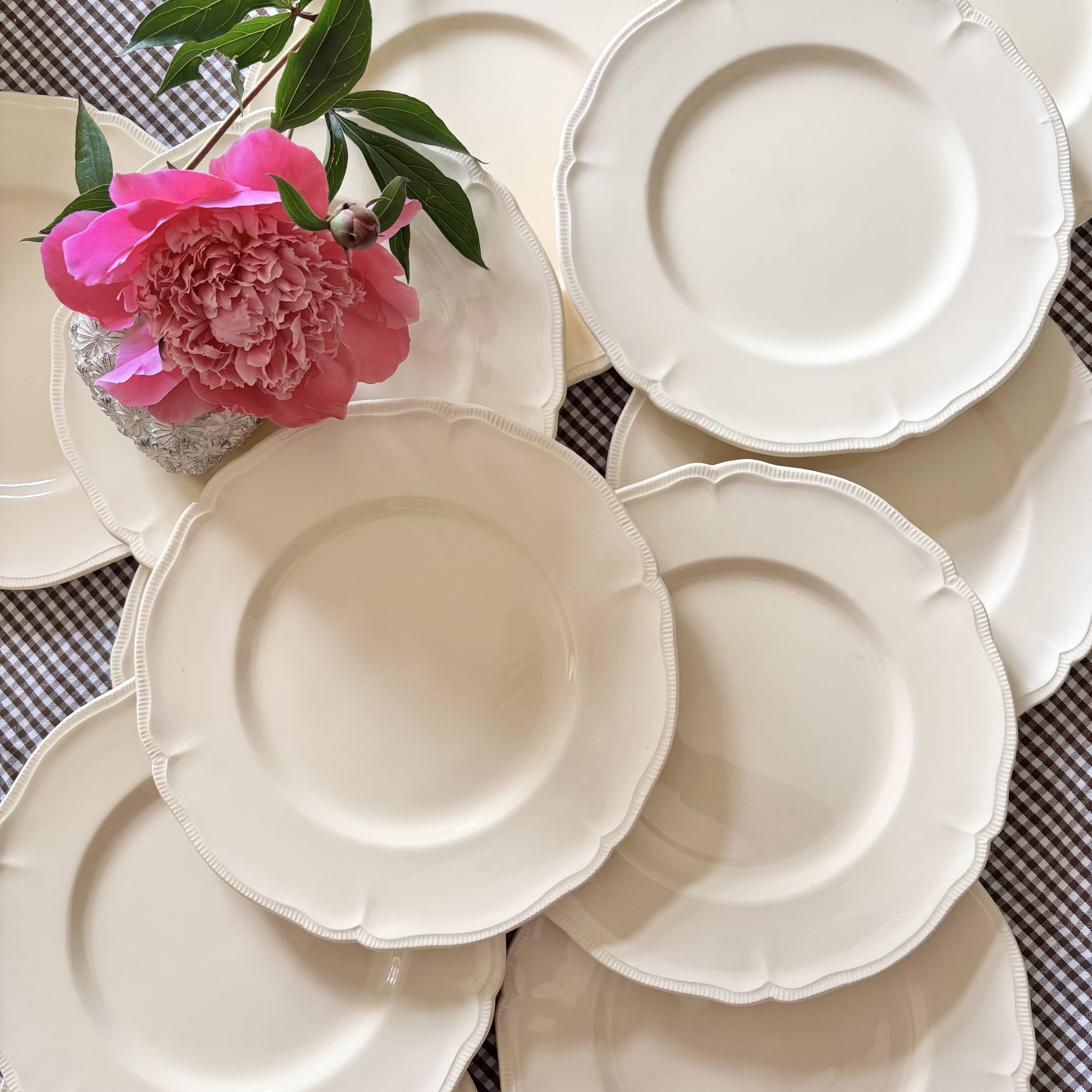 Set of Longchamp dinner plates (Terre de Fer)
