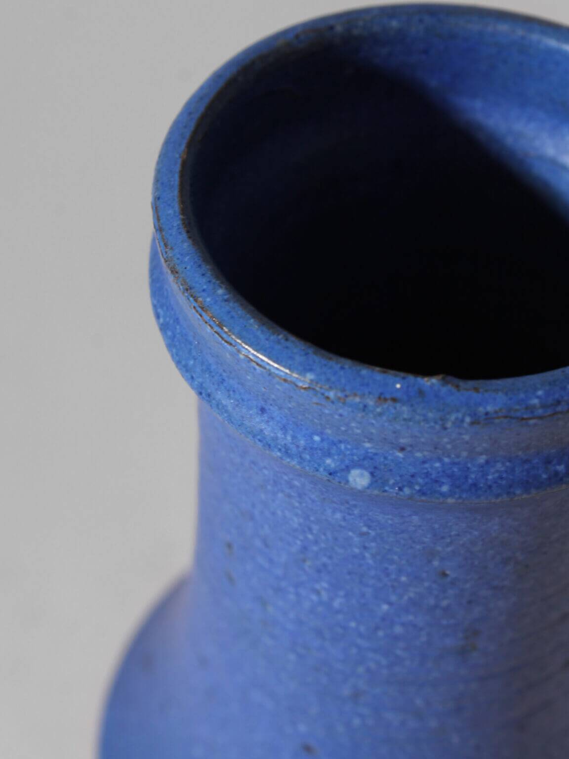 Ninnie Forsgren Blue Ceramics Vase, 1960s, Sweden