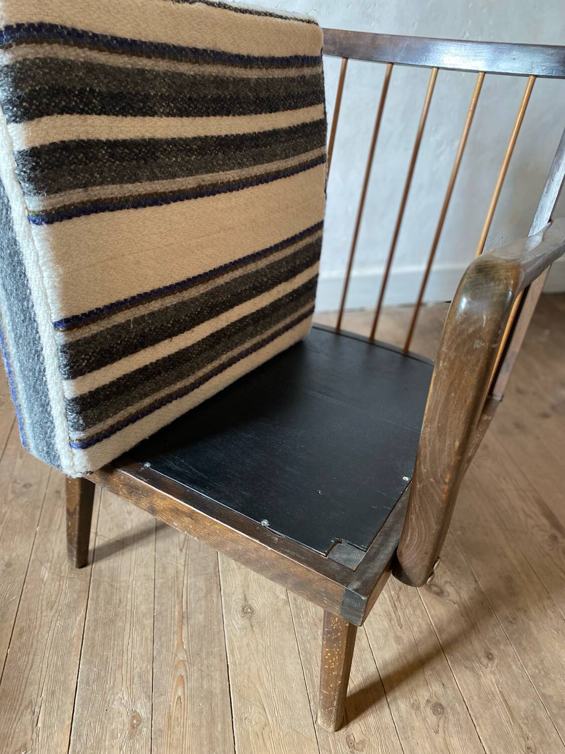 Restored vintage armchair