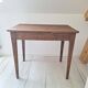 Old farmhouse side table in country style