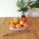 Enamelled metal dish