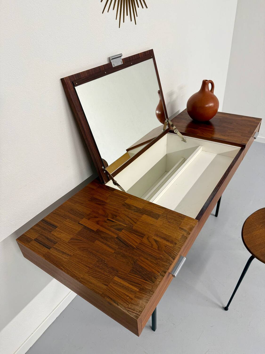 Old dressing table desk design 50s Idealheim Dieter Wäckerlin vintage