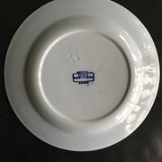“Japan” earthenware dessert plate from Creil and Montereau